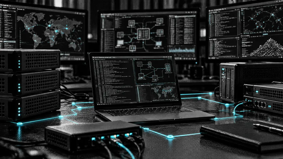 Pentesting laboratoriyasidagi ish stansiyasi